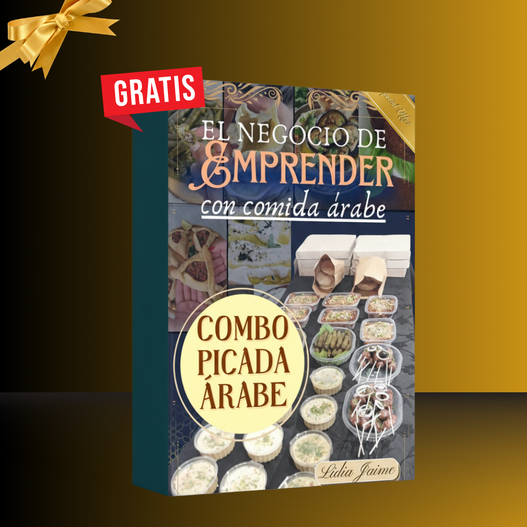 Fusión Combo Árabe Recetarios + Bonos Emprender